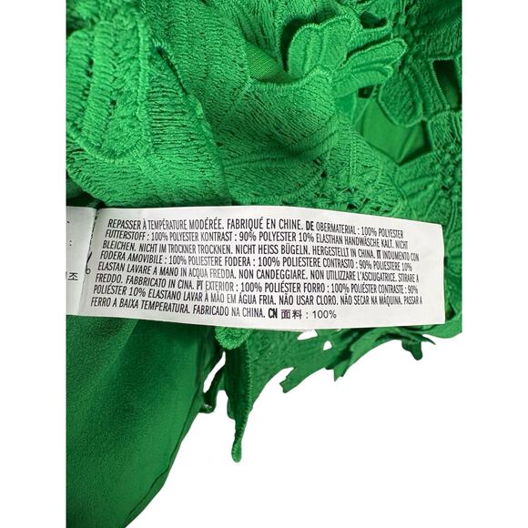 Endless Rose Floral Embroidered Mini Sheath Dress Garden Statement Green Small - Picture 7 of 10